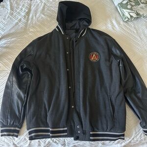 Atlanta united reversible bomber jacket